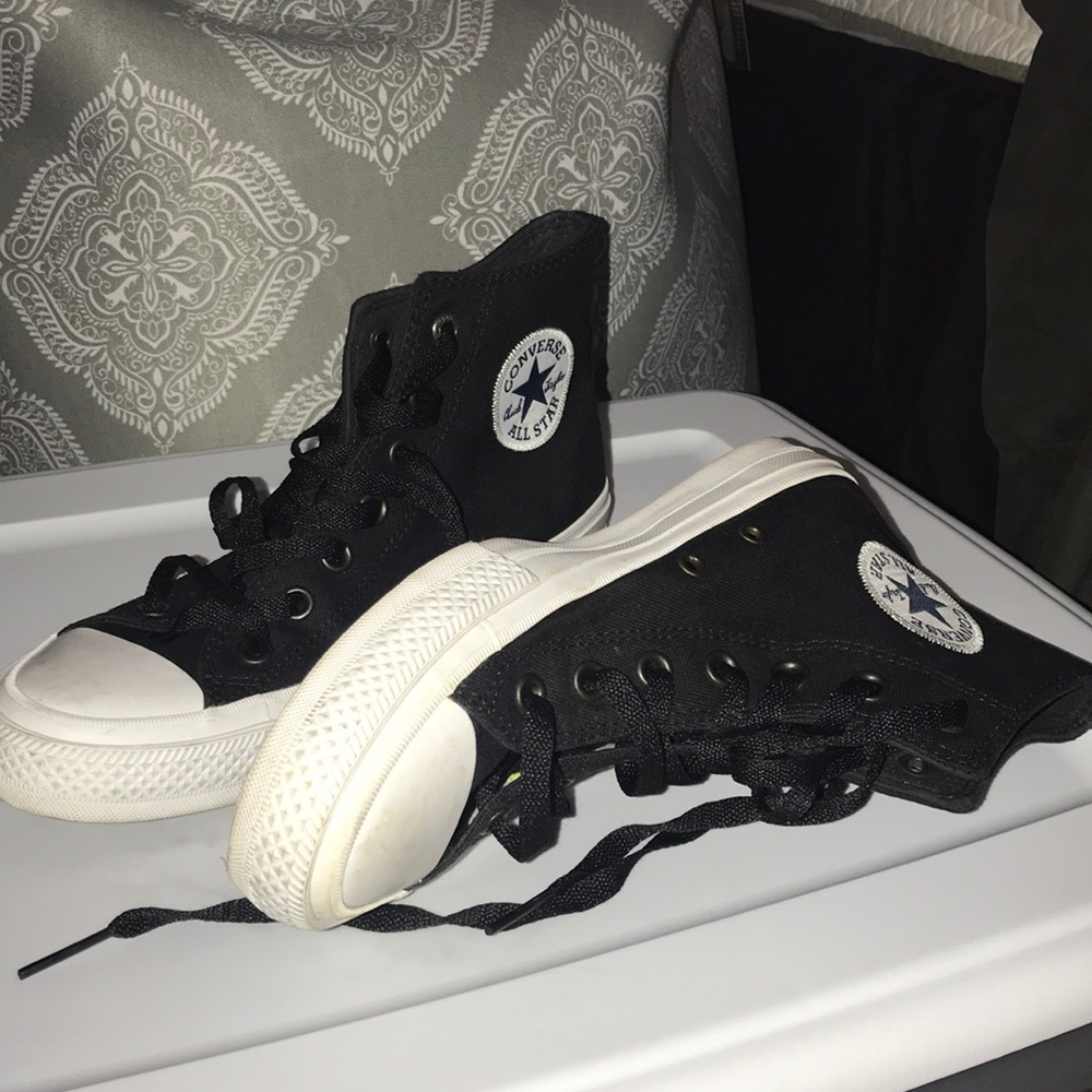 High top Chuck Taylors with lunarlon
